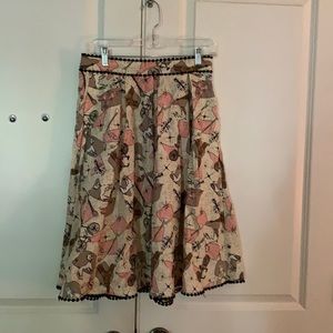 Voodoo Vixen med Paris Eiffel Tower poodle skirt